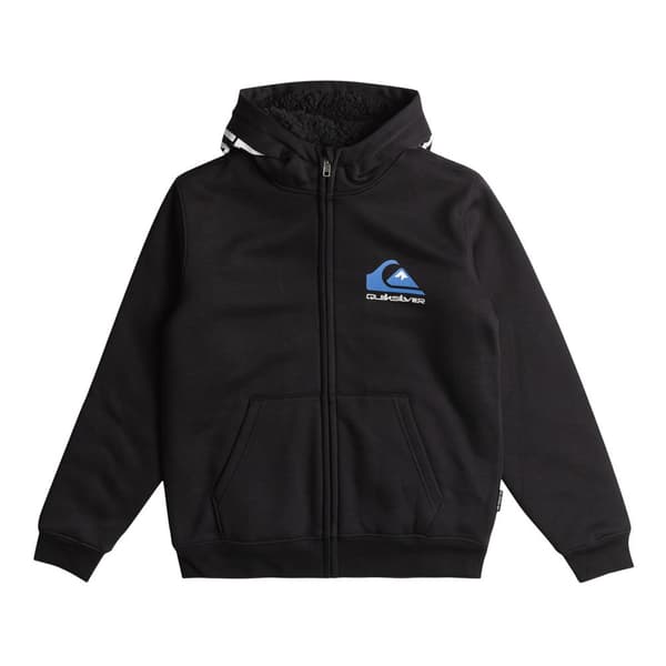 Quiksilver Best Wave Sweatshirt Med Lynlås Sort 10 Years Dreng