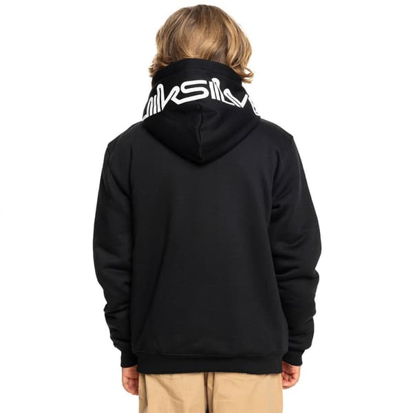 Quiksilver Best Wave Sweatshirt Med Lynlås Sort 10 Years Dreng