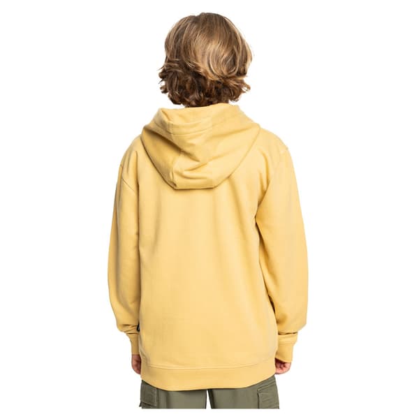 Quiksilver Basic Sweatshirt Med Lynlås Gul 14 Years Dreng