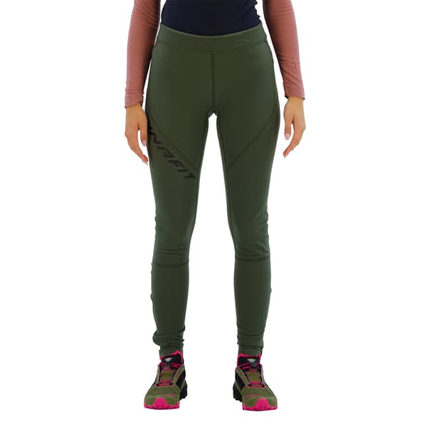 Dynafit Winter Running Leggingsit Vihreä XL Nainen