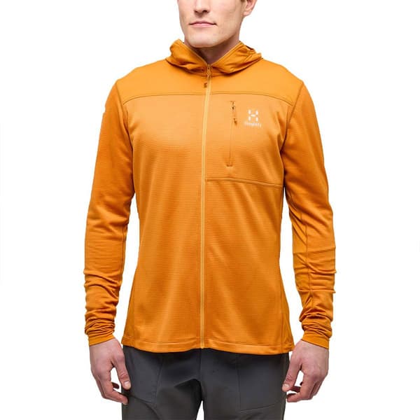 Haglofs L.i.m Mid Multi Sweatshirt Med Dragkedja Gul L Man