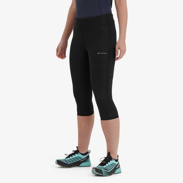 Montane Sstream 3/4 Leggings Svart S Kvinna