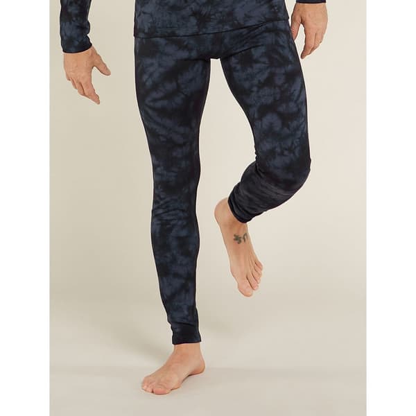Icebreaker Merino 200 Oasis Cloud Dye Leggings Blå S Mand