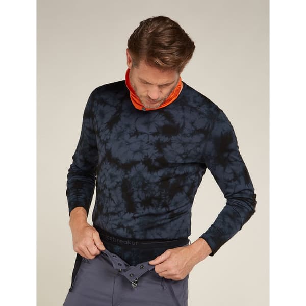 Icebreaker Merino 200 Oasis Cloud Dye Leggings Blå S Mand