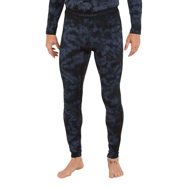 Icebreaker Merino 200 Oasis Cloud Dye Leggings Blå S Mand