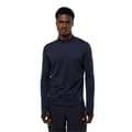Miniatyrbillede 1 af 8: Jack Wolfskin Bike Commute Halv Lynlås Sweatshirt Blå M Mand