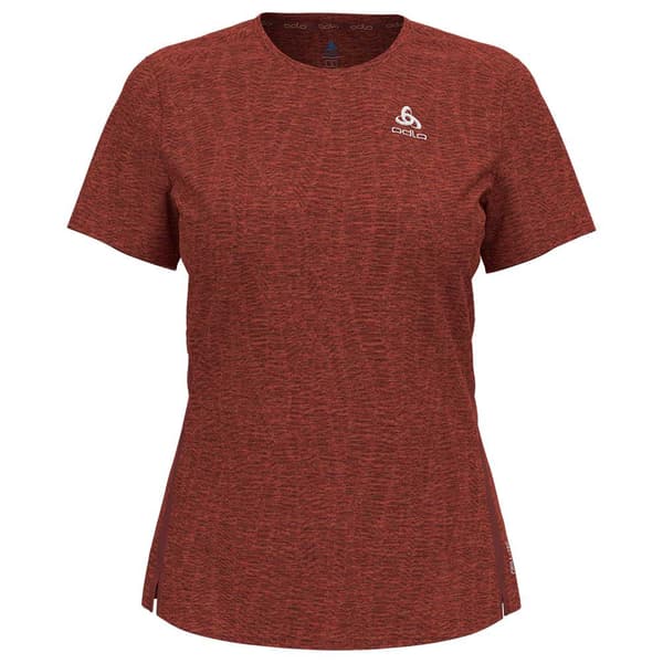 Odlo Zeroweight Enginee T-shirt Med Korta ärmar Orange XS Kvinna