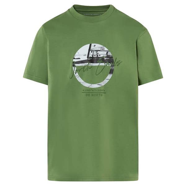 North Sails Graphic T-shirt Med Korte ærmer Grøn XS Mand