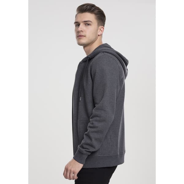 Urban Classics Basic Zip Sweatshirt Brun S Mand