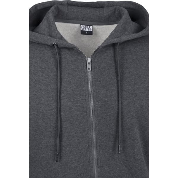 Urban Classics Basic Zip Sweatshirt Brun S Mand