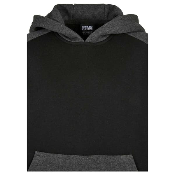 Urban Classics 2-tone Fake Raglan Hættetrøje Grøn 134-140 cm Dreng