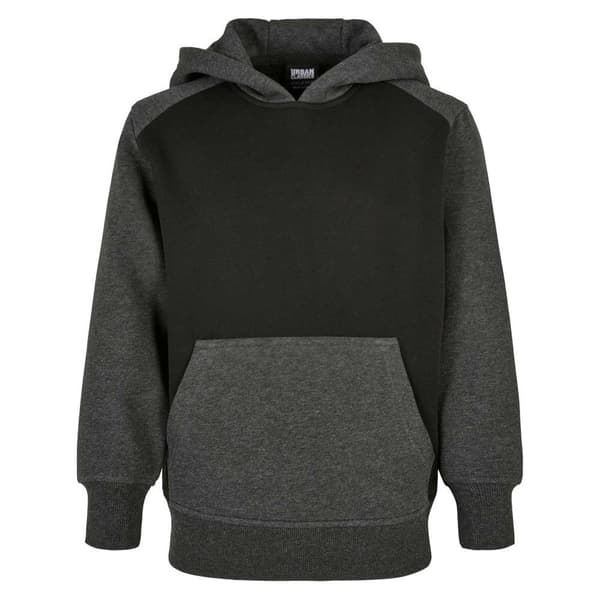 Urban Classics 2-tone Fake Raglan Hættetrøje Grøn 134-140 cm Dreng