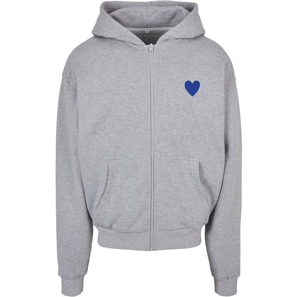 Mister Tee A Little Dream Of Me Heavy Oversize Sweatshirt Med Lynlås Grå M Mand