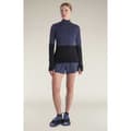Miniatyrbillede 3 af 3: Icebreaker Merino 200 Realfleece Descender Halv Lynlås Sweatshirt Blå L Kvinde