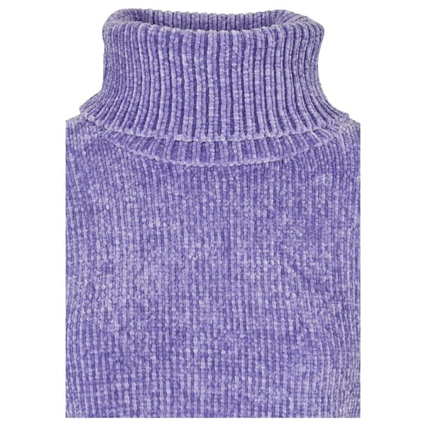 Urban Classics Turtleneck Chenille Sweatshirt Lilla XL Kvinde