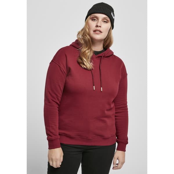 Urban Classics Organic Big Sweatshirt Rød 2XL Kvinde