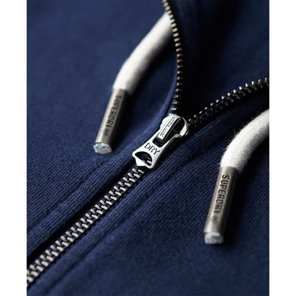 Superdry Embellish Archive Sweatshirt Med Dragkedja Blå S Kvinna