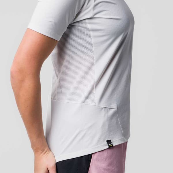 Salewa Pedroc Dry Hyb T-shirt Med Korta ärmar Vit XS Kvinna