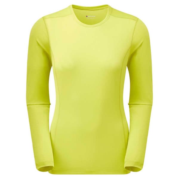 Montane Dart Lite T-shirt Med Lange ærmer Gul XS Kvinde