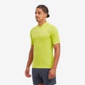 Pikkukuva 3 / 3: Montane Dart Nano Puoli Vetoketjullinen Lyhythihainen T-paita Keltainen M Mies