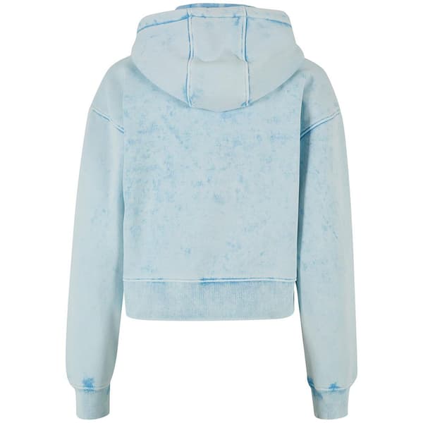 Urban Classics Oversized Towel Washed Sweatshirt Med Lynlås Blå XS Kvinde