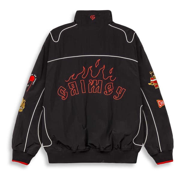 Grimey The Lower Depths Sweatshirt Med Dragkedja Svart S Man
