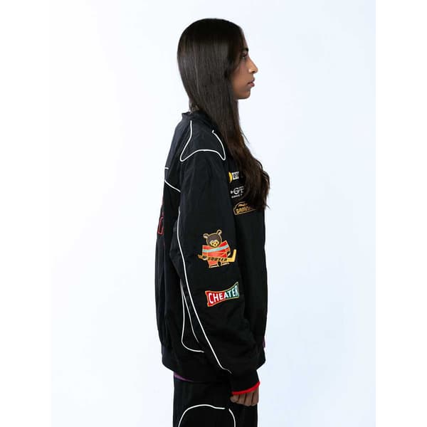 Grimey The Lower Depths Sweatshirt Med Dragkedja Svart S Man