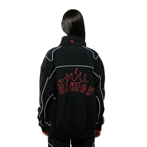 Grimey The Lower Depths Sweatshirt Med Dragkedja Svart S Man