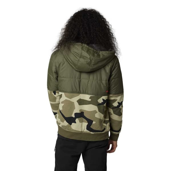 Fox Racing Lfs Lindon Sasquatch 30276 Sweatshirt Med Lynlås Grøn XL Mand