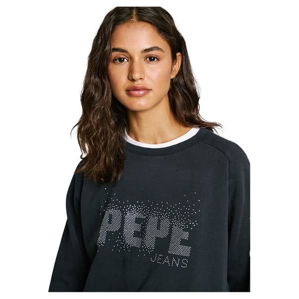 Pepe Jeans Luna Tröja Svart XS Kvinna