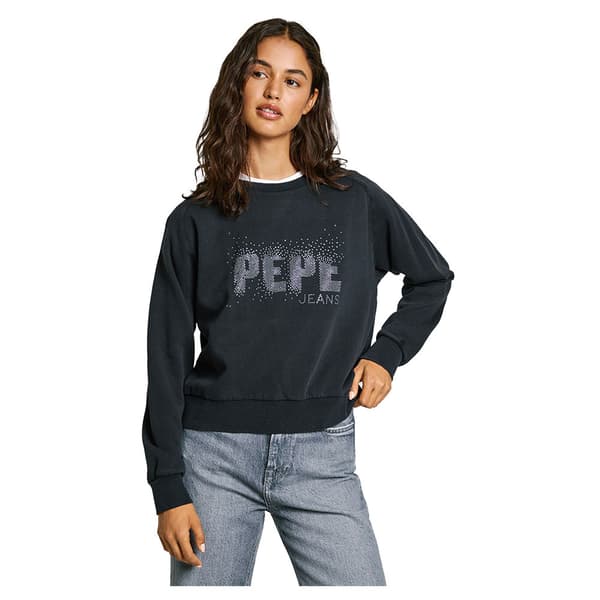 Pepe Jeans Luna Tröja Svart XS Kvinna