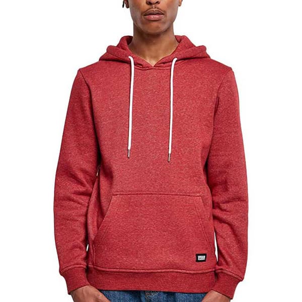 Urban Classics Basic Hættetrøje Rød S Mand