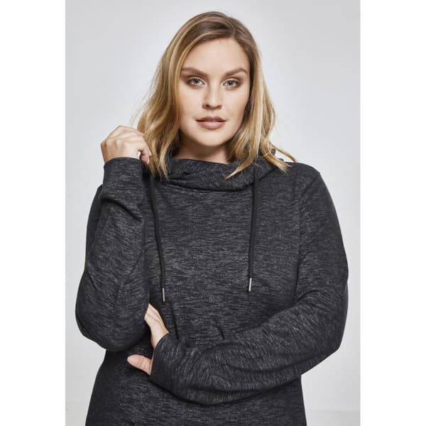 Urban Classics Slub Big Sweatshirt Sort 4XL Kvinde