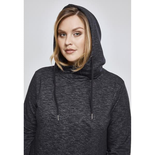 Urban Classics Slub Big Sweatshirt Sort 4XL Kvinde
