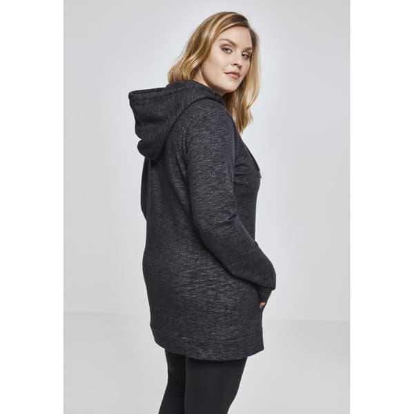 Urban Classics Slub Big Sweatshirt Sort 4XL Kvinde