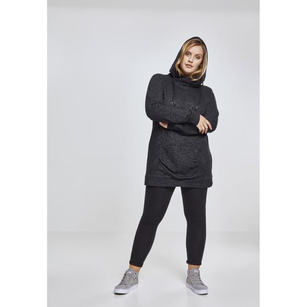 Urban Classics Slub Big Sweatshirt Sort 4XL Kvinde