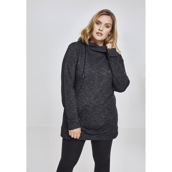 Urban Classics Slub Big Sweatshirt Sort 4XL Kvinde