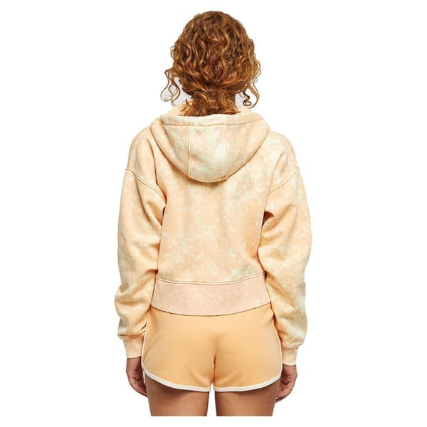 Urban Classics Oversized Towel Washed Sweatshirt Med Lynlås Beige 5XL Kvinde