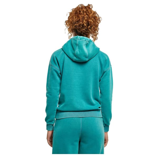 Urban Classics Stone Washed Hættetrøje Grøn 5XL Kvinde