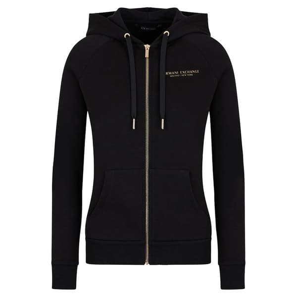 Armani Exchange 8nym28_yje5z Sweatshirt Med Dragkedja Svart M Kvinna