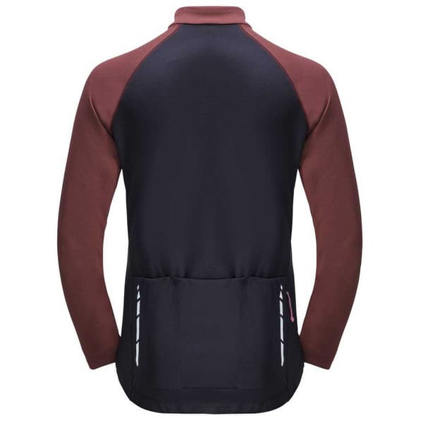Jack Wolfskin Morobbia Fz T-shirt Med Lange ærmer Lilla S Kvinde