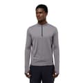Miniatyrbillede 1 af 3: Jack Wolfskin Bike Commute Halv Lynlås Sweatshirt Grå L Mand