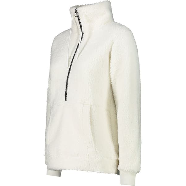 Cmp 32p3806 Halv Lynlås Sweatshirt Beige 2XL Kvinde