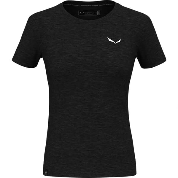 Salewa Eagle Minilogo Am T-shirt Svart XL Kvinna