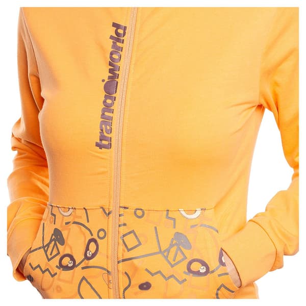 Trangoworld Rozes Tröja Med Huva Orange XL Kvinna