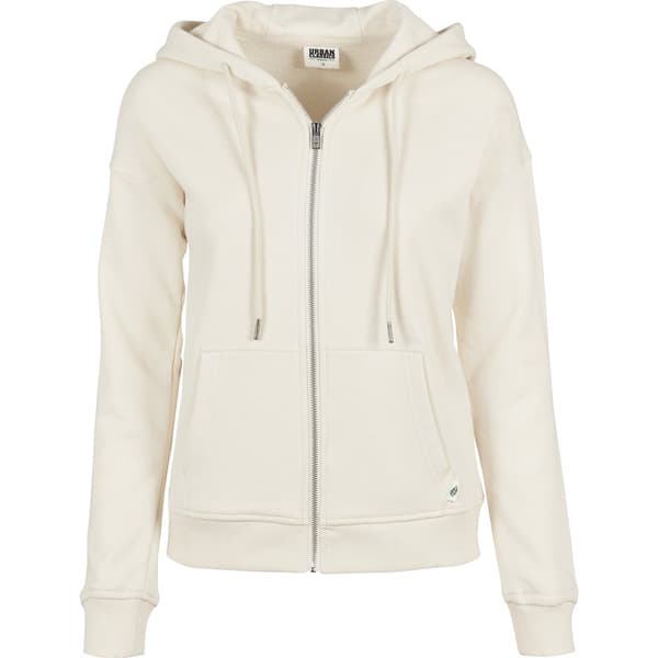 Urban Classics Organic Terry Sweatshirt Hvid 5XL Kvinde