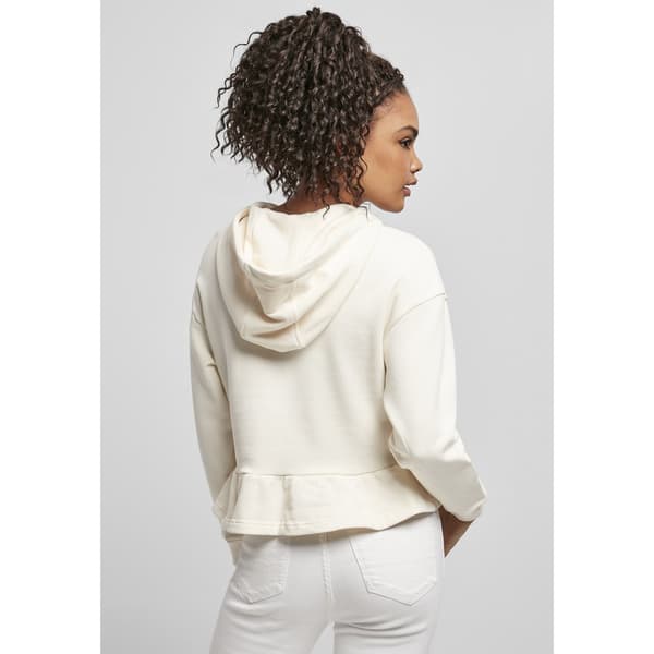 Urban Classics Ladies Organic Volants (big ) Sweatshirt Hvid 4XL Mand