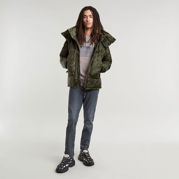 G-star Stacked Old Skool Logo Tröja Beige S Man