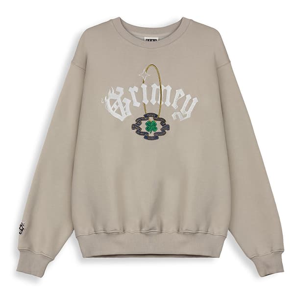 Grimey Saoirse Vintage Tröja Grå L Man
