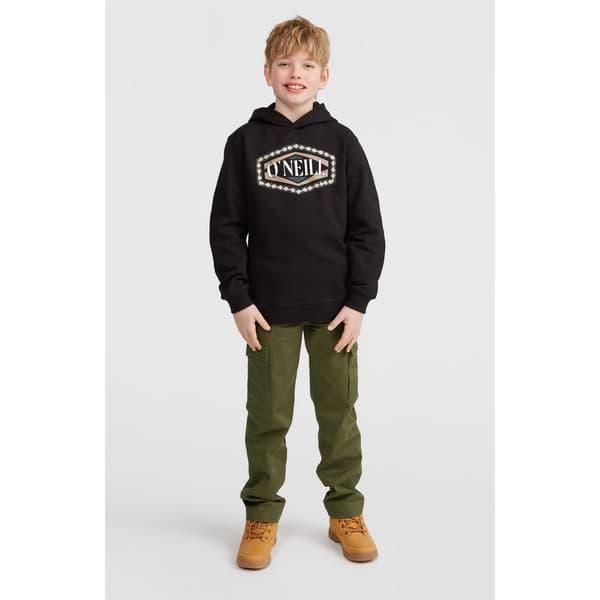 O´neill Front Print Huvtröja Svart 11-12 Years Pojke
